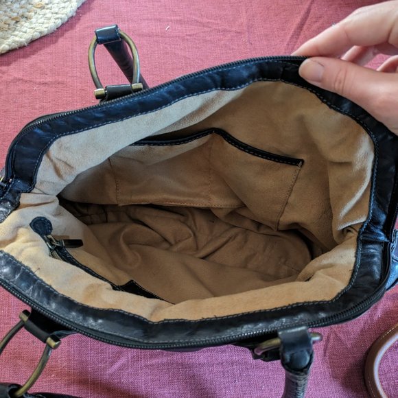 Black Leather Hobo Bag - Picture 3 of 3